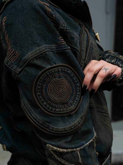 "SPIRAL" Denim Jacket