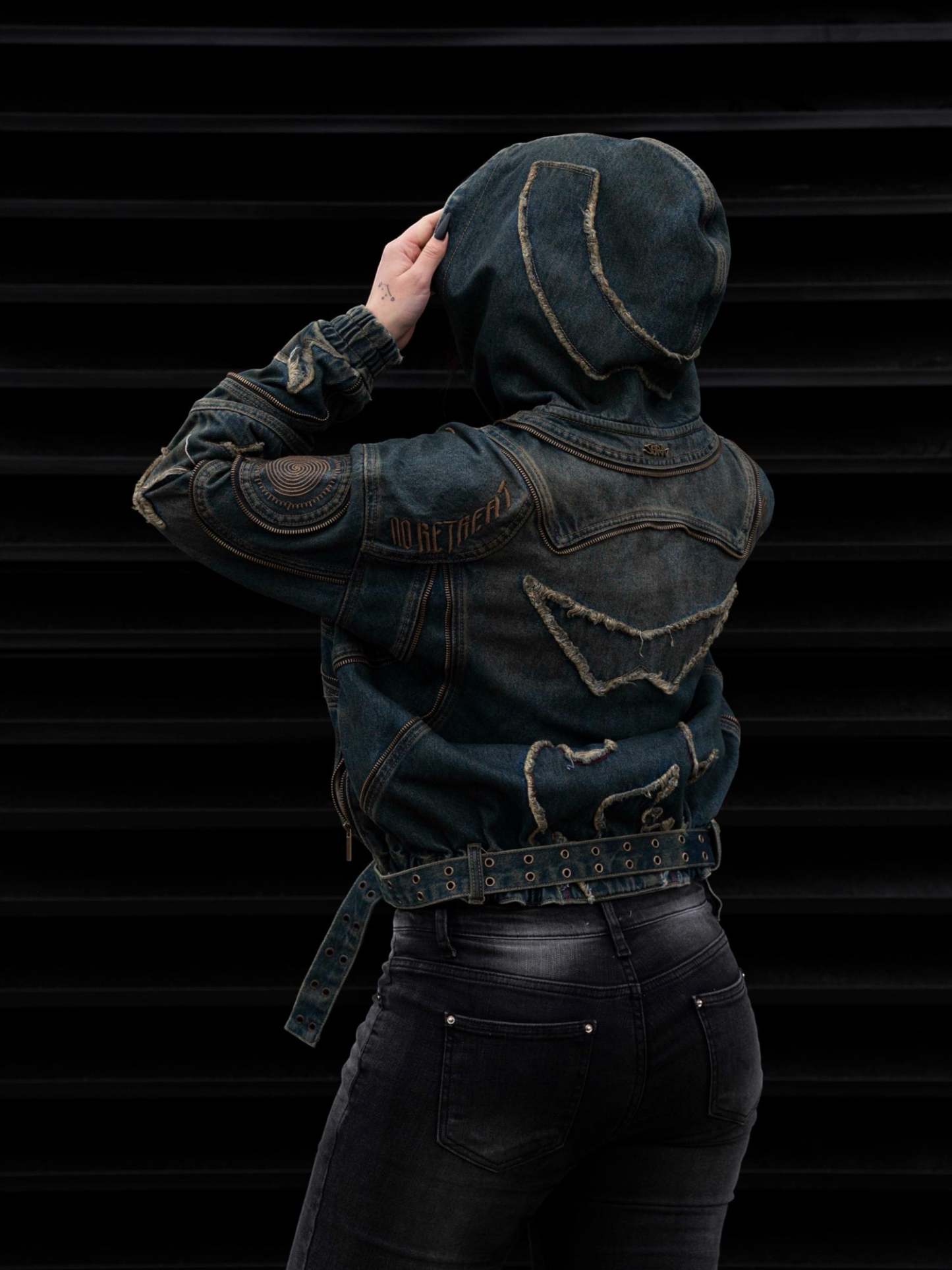 "SPIRAL" Denim Jacket