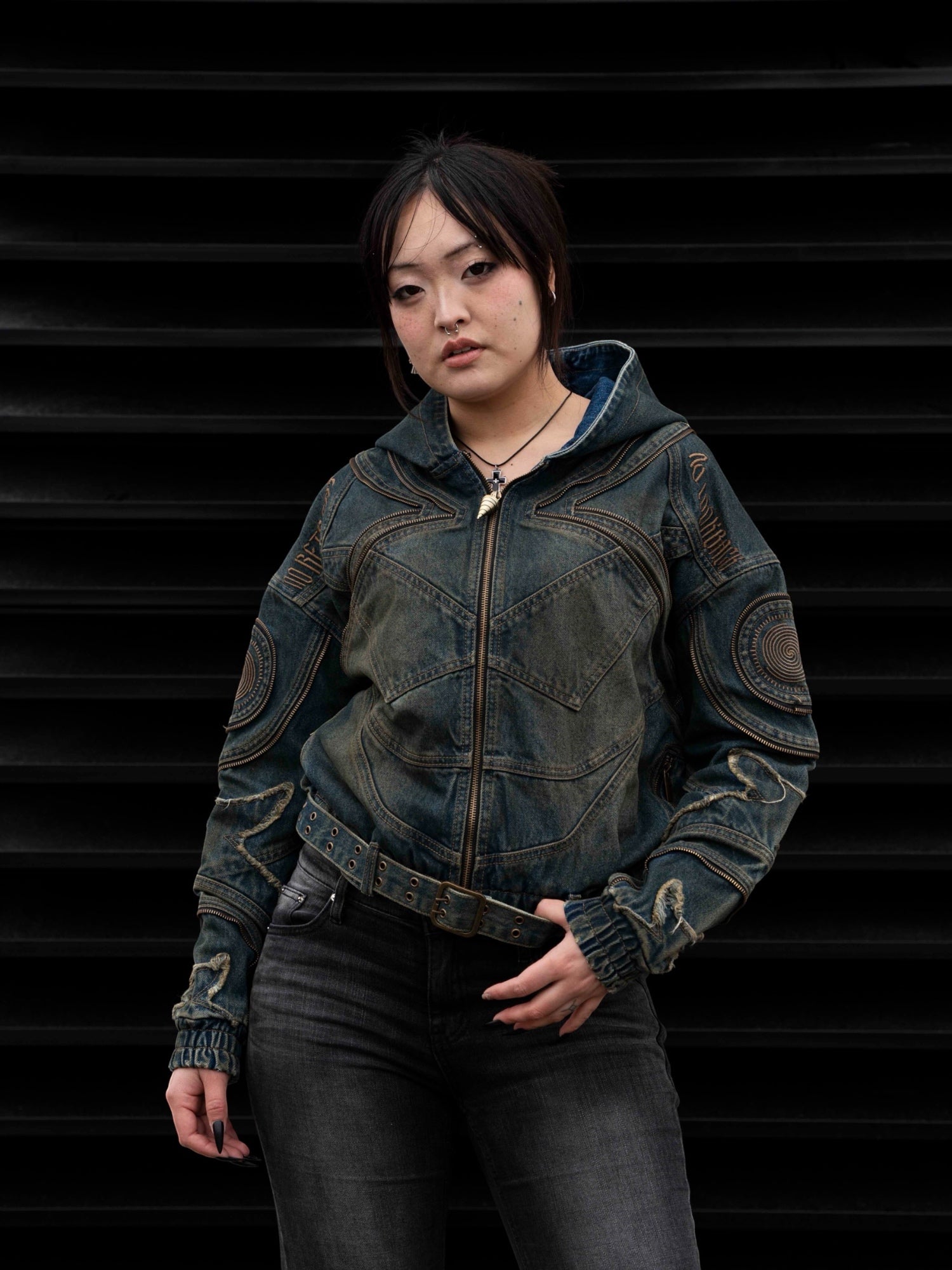 "SPIRAL" Denim Jacket