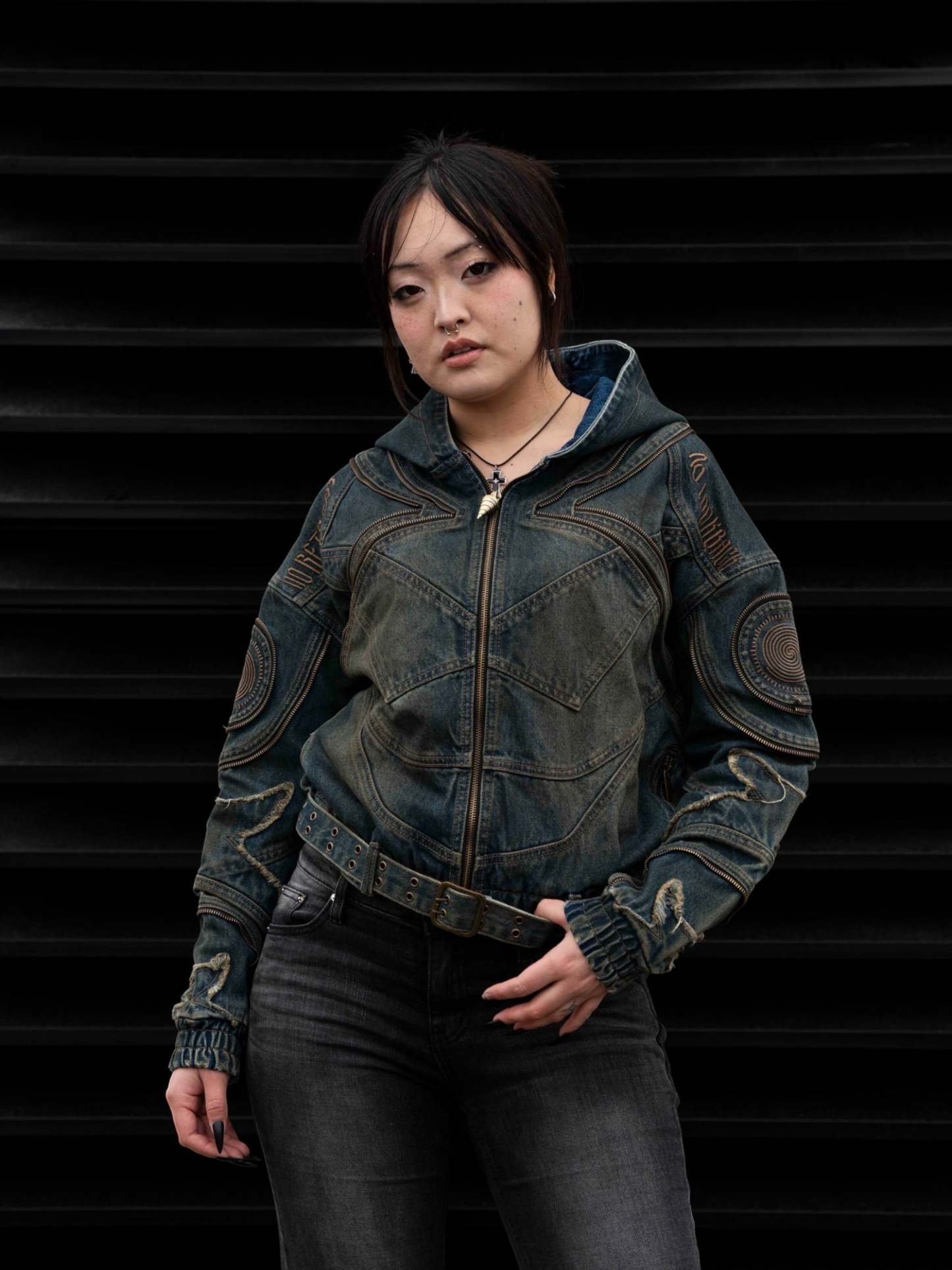 "SPIRAL" Denim Jacket