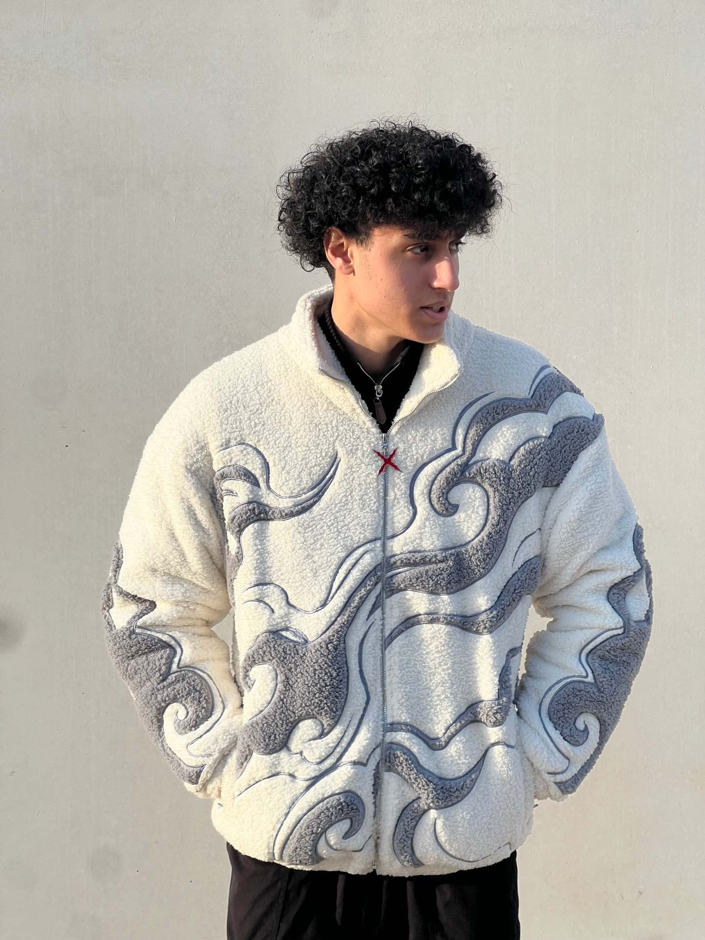 Luffy Gear 5 Sherpa Fleece Jacket