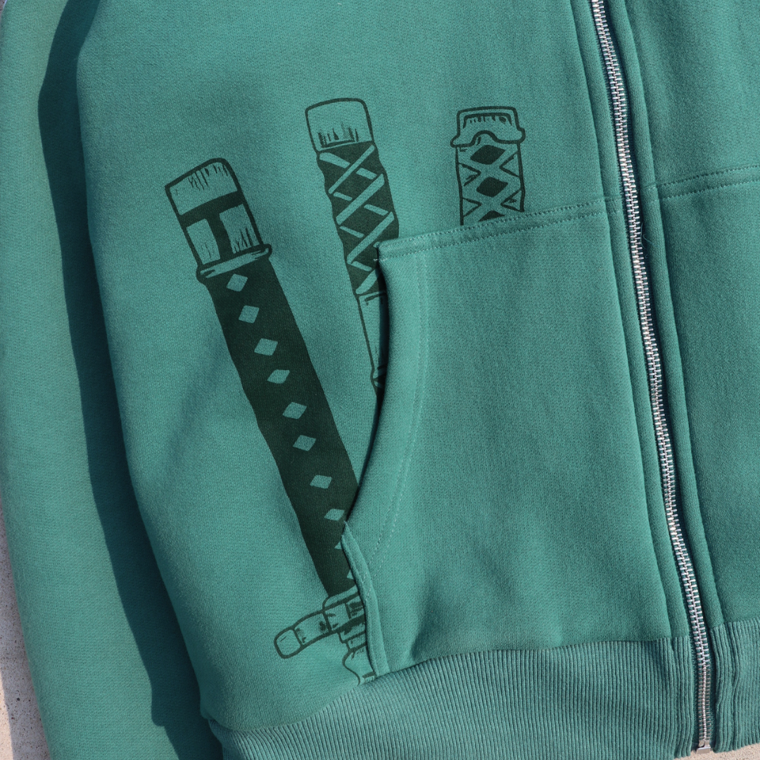 Three Swords Zip-Up
