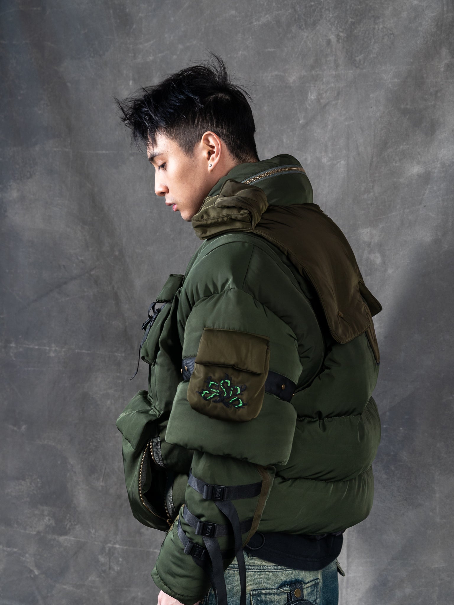 "NINJA”  Puffer Jacket