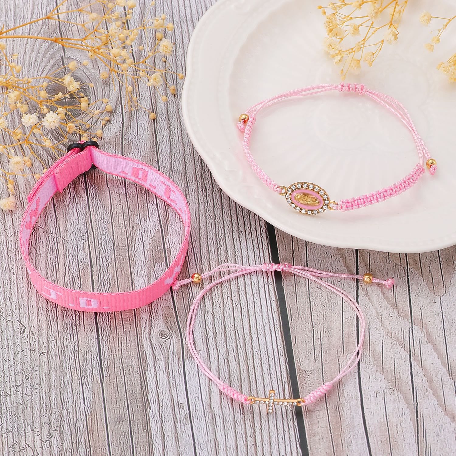 Christianartworkshop Faith Prompt Bracelet with Cross Bead & WWJD Card: Gift-Ready Keepsake