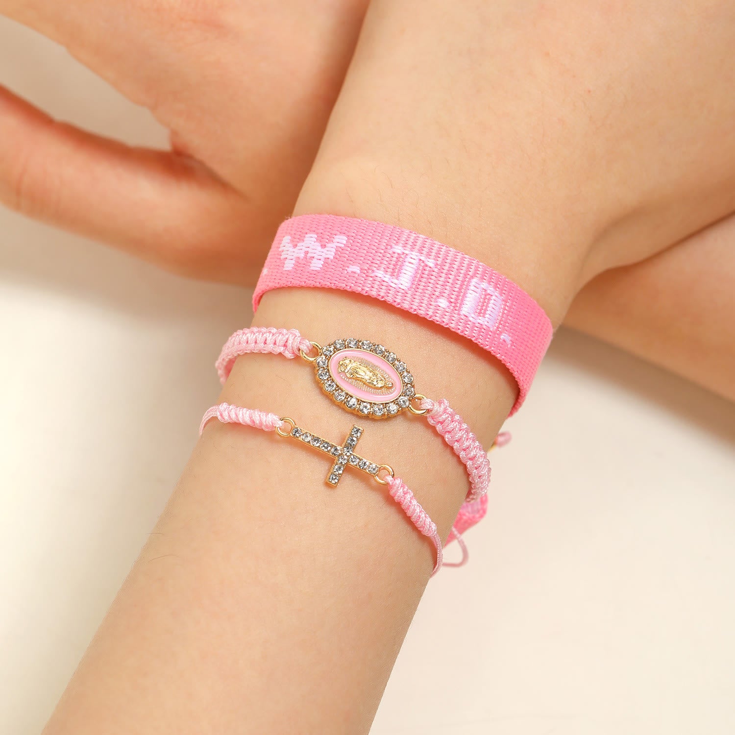 Christianartworkshop Faith Prompt Bracelet with Cross Bead & WWJD Card: Gift-Ready Keepsake