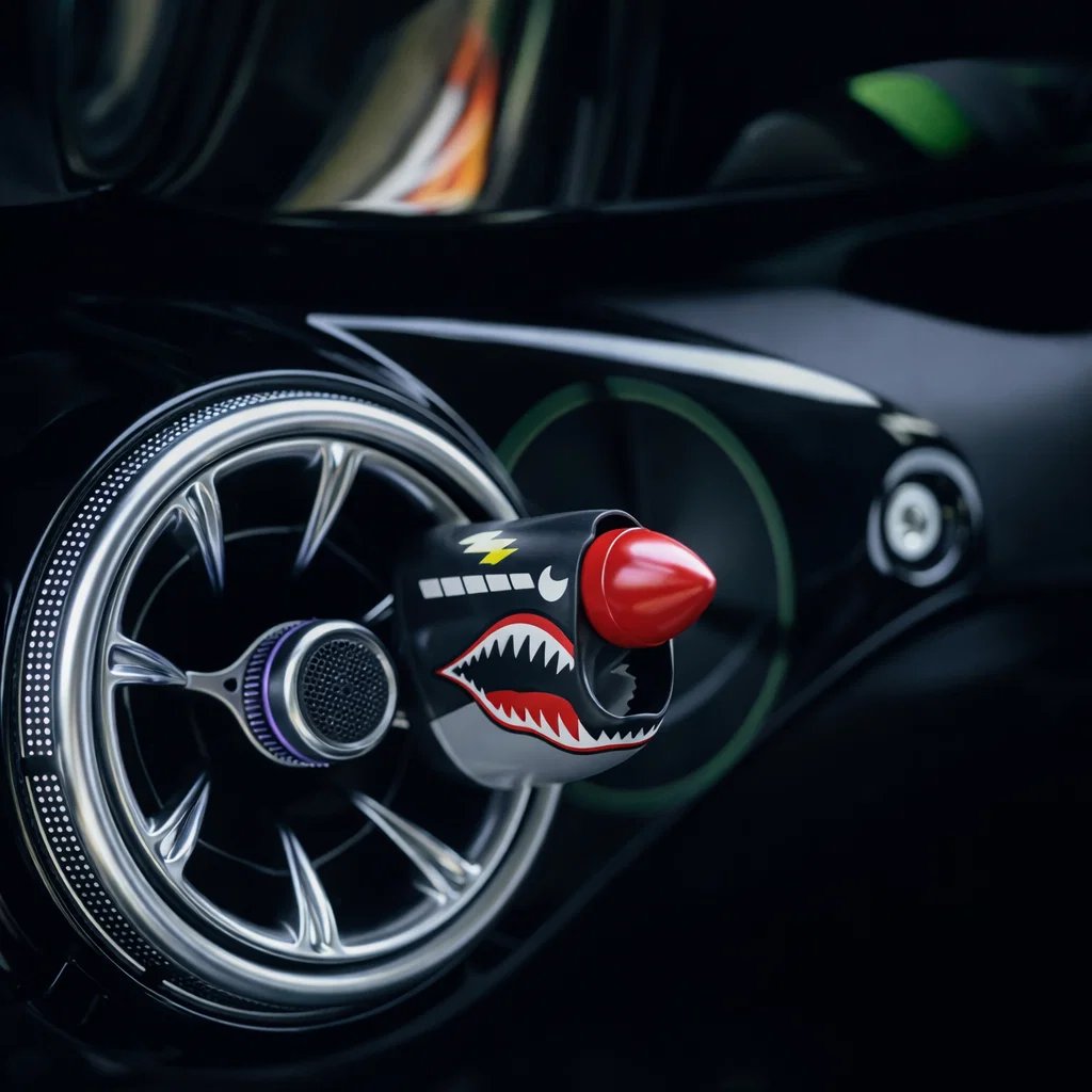 P-40 Warhawk Alloy Creative Propeller Car Decor