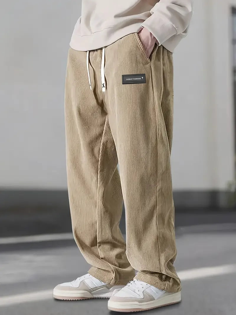 Marcus | Men’s Corduroy Cargo Trousers