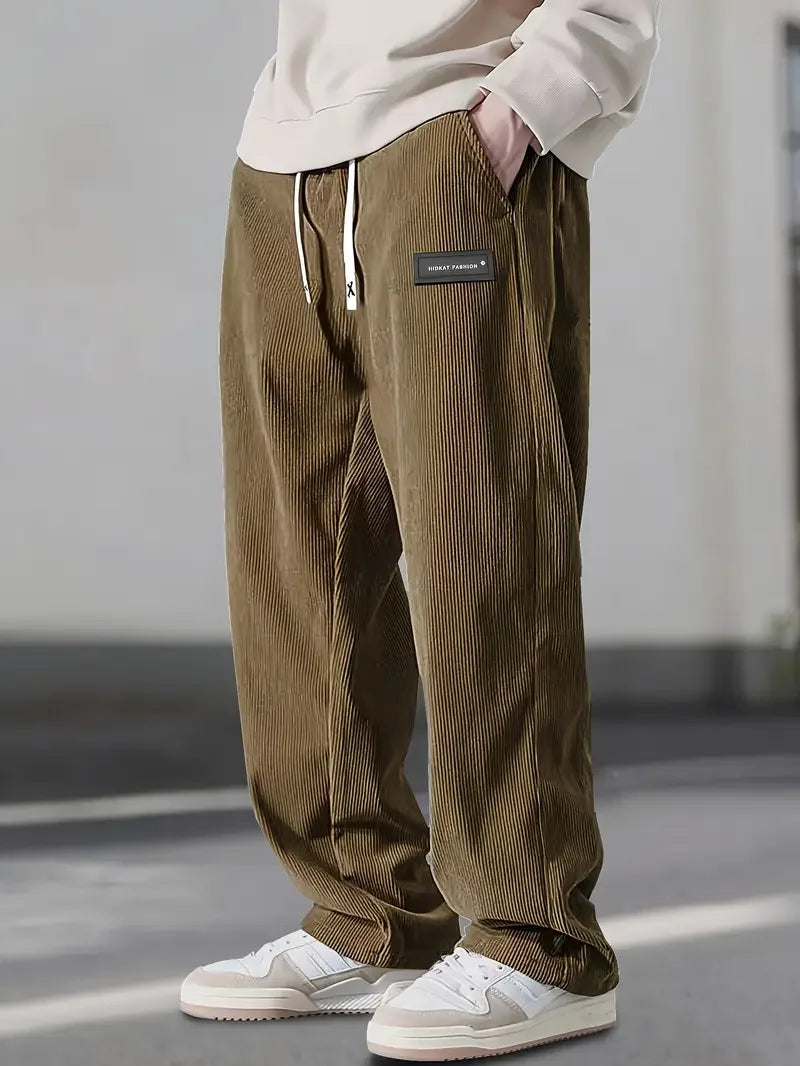 Marcus | Men’s Corduroy Cargo Trousers