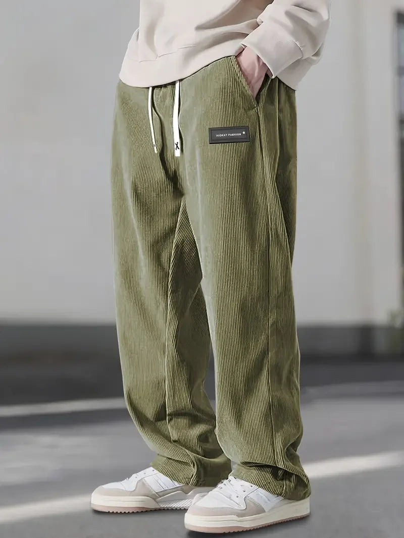 Marcus | Men’s Corduroy Cargo Trousers