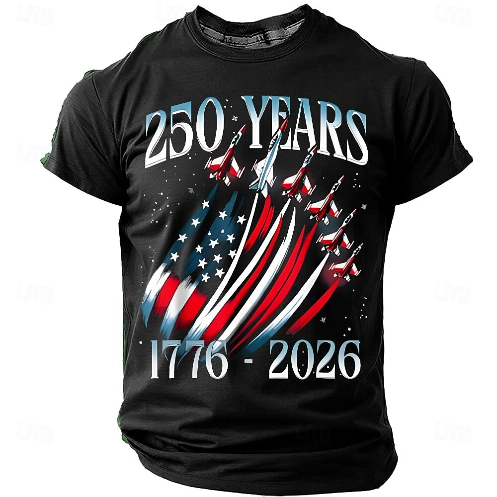 US 250 Years Anniversary T-Shirt, 1776–2026 USA Patriotic Tee, Independence Day Shirt,  Patriotic Gift For Veterans