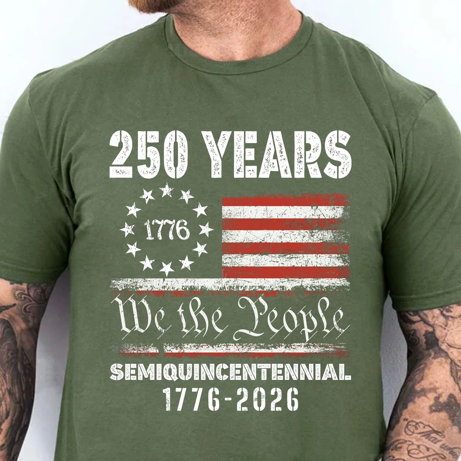 1776 We The People 250 Years Semiquincentennial Shirt, Happy 250th Birthday USA T-Shirt, America 250th Anniversary