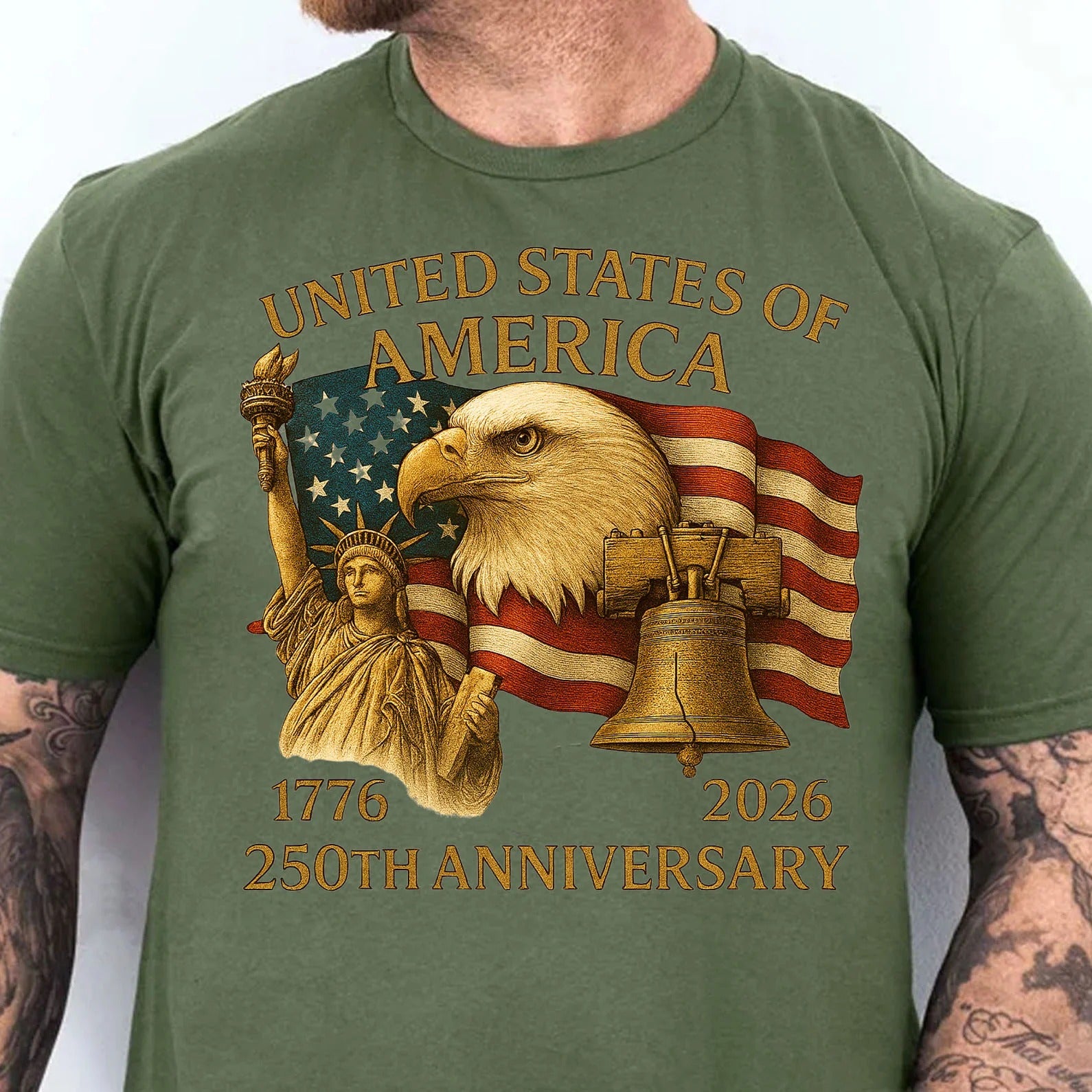 250 Years Anniversary USA Shirt, Happy 250th Birthday United States of America Shirt, 250 Years of Freedom Dark Shirt