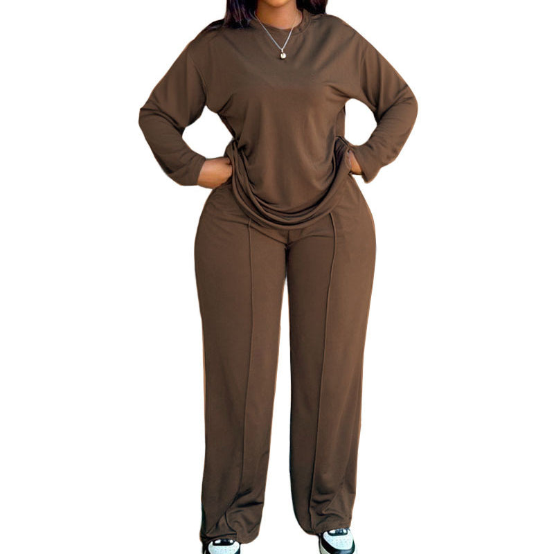 😌 Women's Comfortable Casual Luxury Suit | Long-sleeved Top and Pants Set | All-Day Comfort Combination!