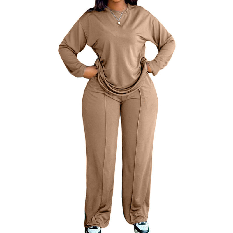 😌 Women's Comfortable Casual Luxury Suit | Long-sleeved Top and Pants Set | All-Day Comfort Combination!