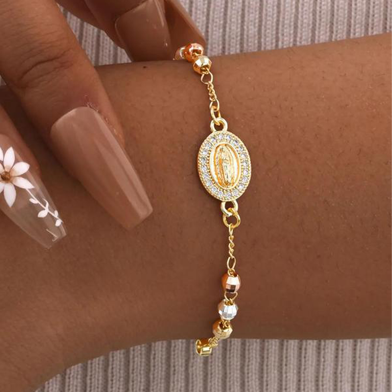 📢📢50% ОТСТЪПКА!!! ✝️Елегантна гривна с кристален кръст