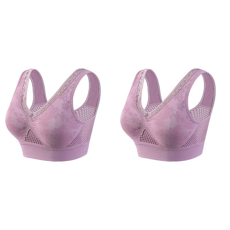 【✨1 + 1 безплатно - 2 броя】Безшевен дантелен сутиен, осигуряващ висока опора за жените