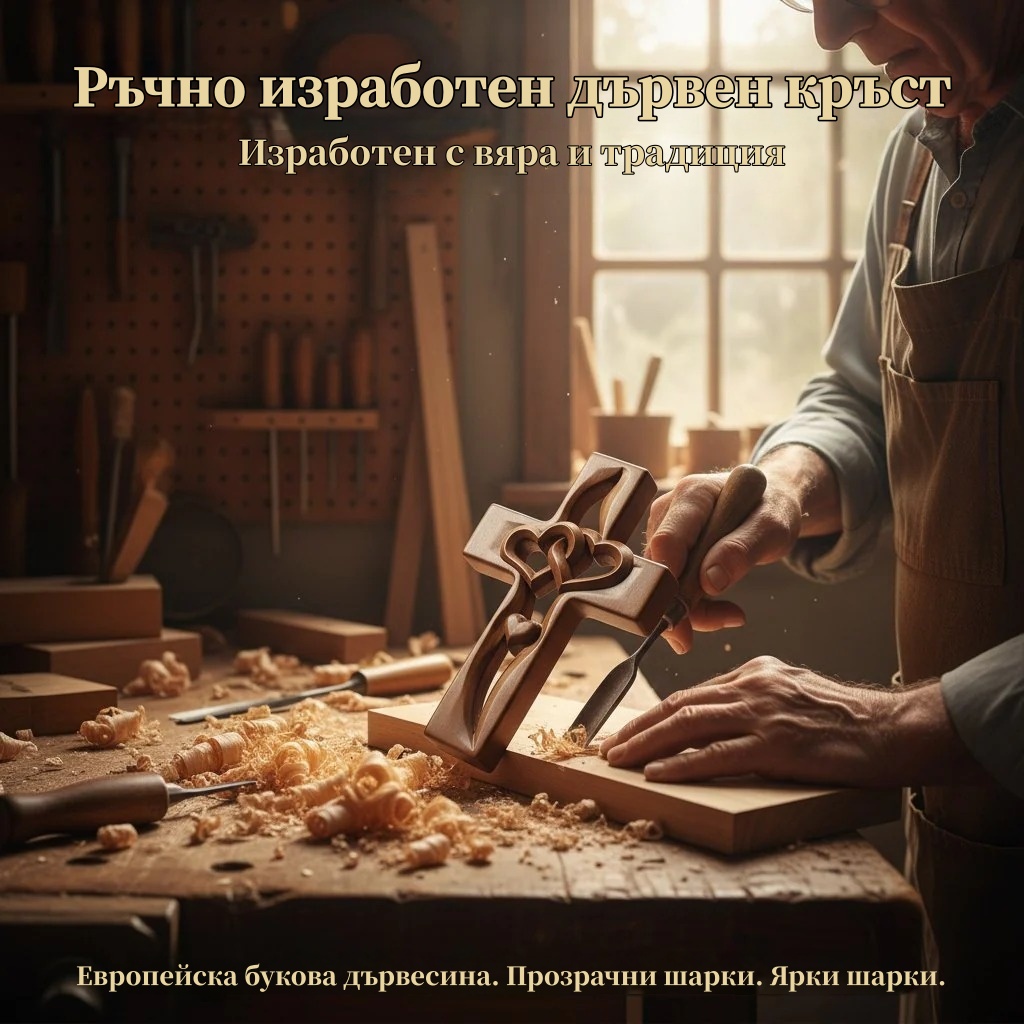 🔥Разпродажба в края на годината Спестете 60 % ОТ ✝️ Взаимно свързани сърца Дървен кръст – Романтичен подарък, ръчно изработен и гравируем 💝📦