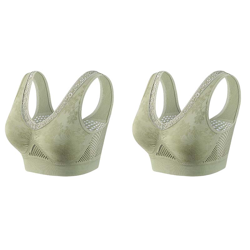 【✨1 + 1 безплатно - 2 броя】Безшевен дантелен сутиен, осигуряващ висока опора за жените