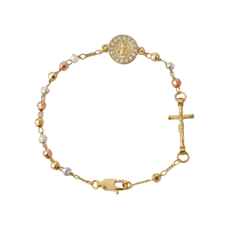 📢📢50% ОТСТЪПКА!!! ✝️Елегантна гривна с кристален кръст