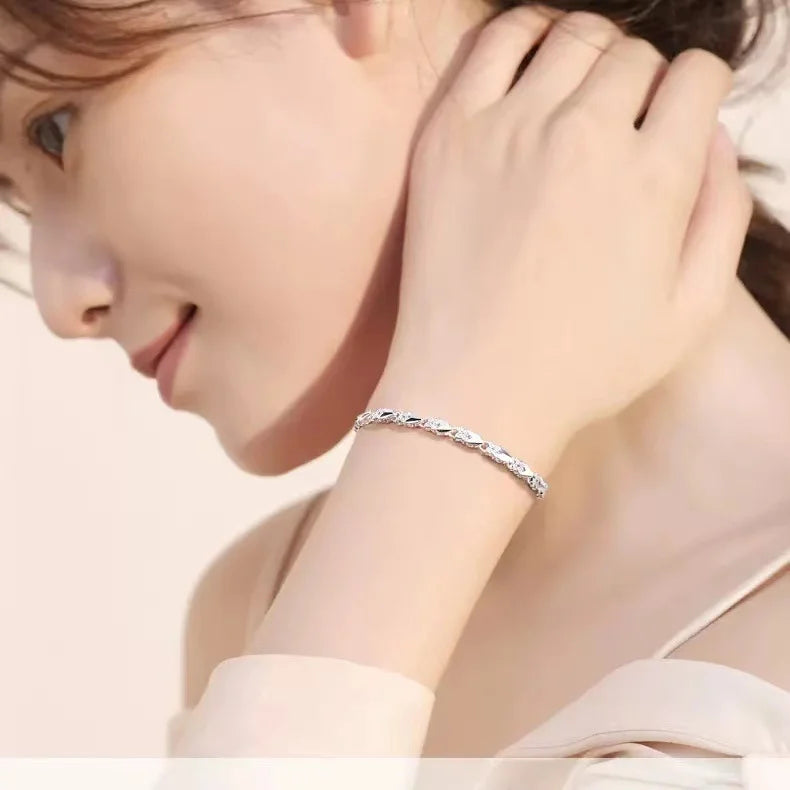 💖🍀 Късметлийска гривна с четирилистна детелина ⭐