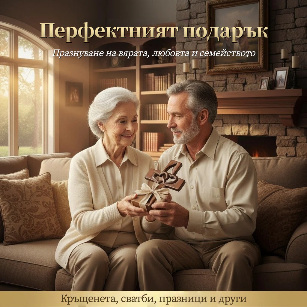 🔥Разпродажба в края на годината Спестете 60 % ОТ ✝️ Взаимно свързани сърца Дървен кръст – Романтичен подарък, ръчно изработен и гравируем 💝📦