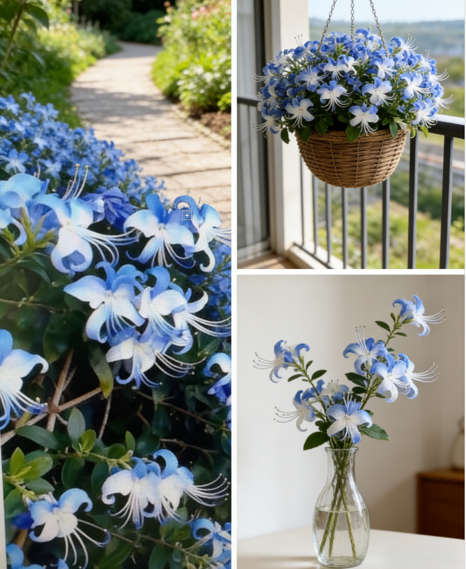 🌌 Bring the Sky to Your Garden – Blue Butterfly Flower Seeds 🌌
