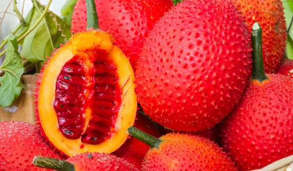 Gac fruit seeds, Gac Melon Vine Momordica Cochinchinensis seeds