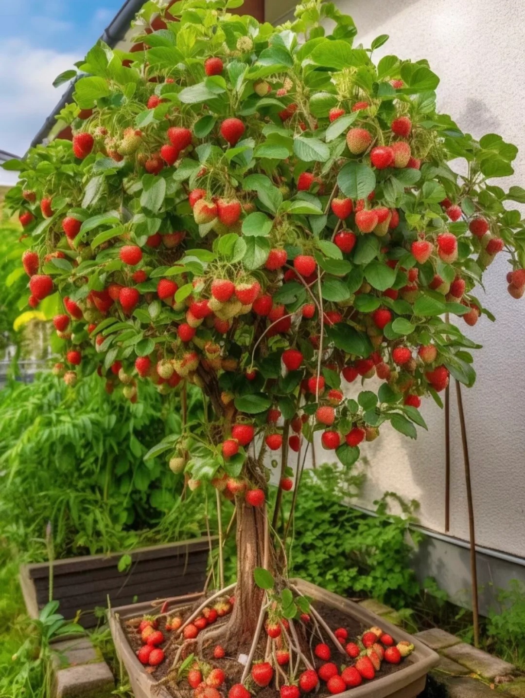 Нови оферти🍓Семена за саксийно растение джудже ягода