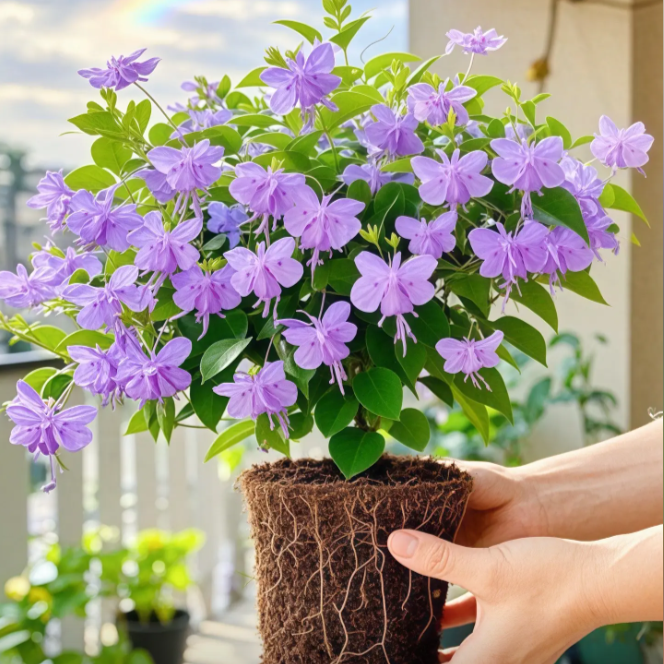 🦋✨ Golden Butterfly Vine Seeds – Create a Waterfall of Blooms! 🌿💛