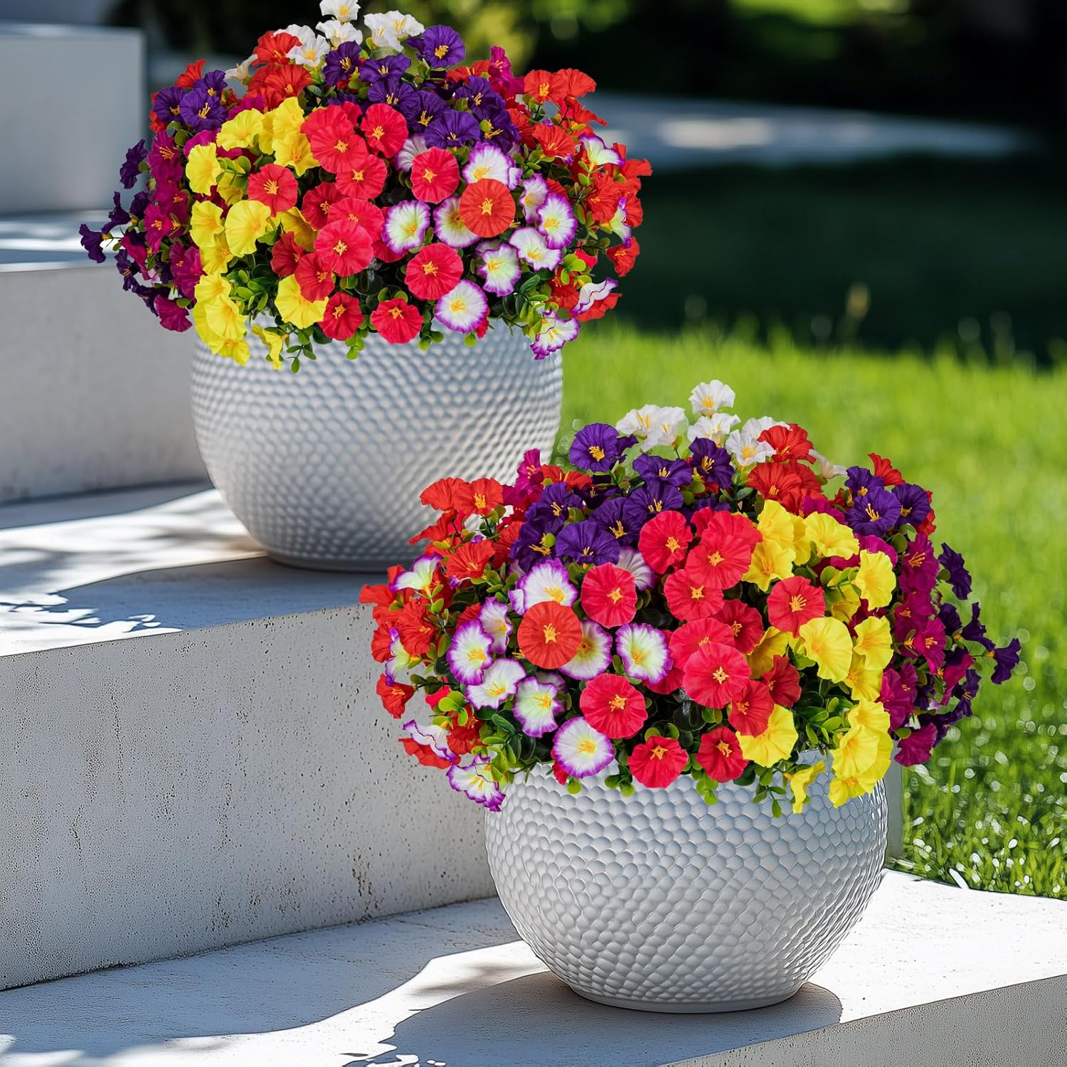 🔥Last Day Each Only $2.99🔥UV Resistant Artificial Petunias Flowers