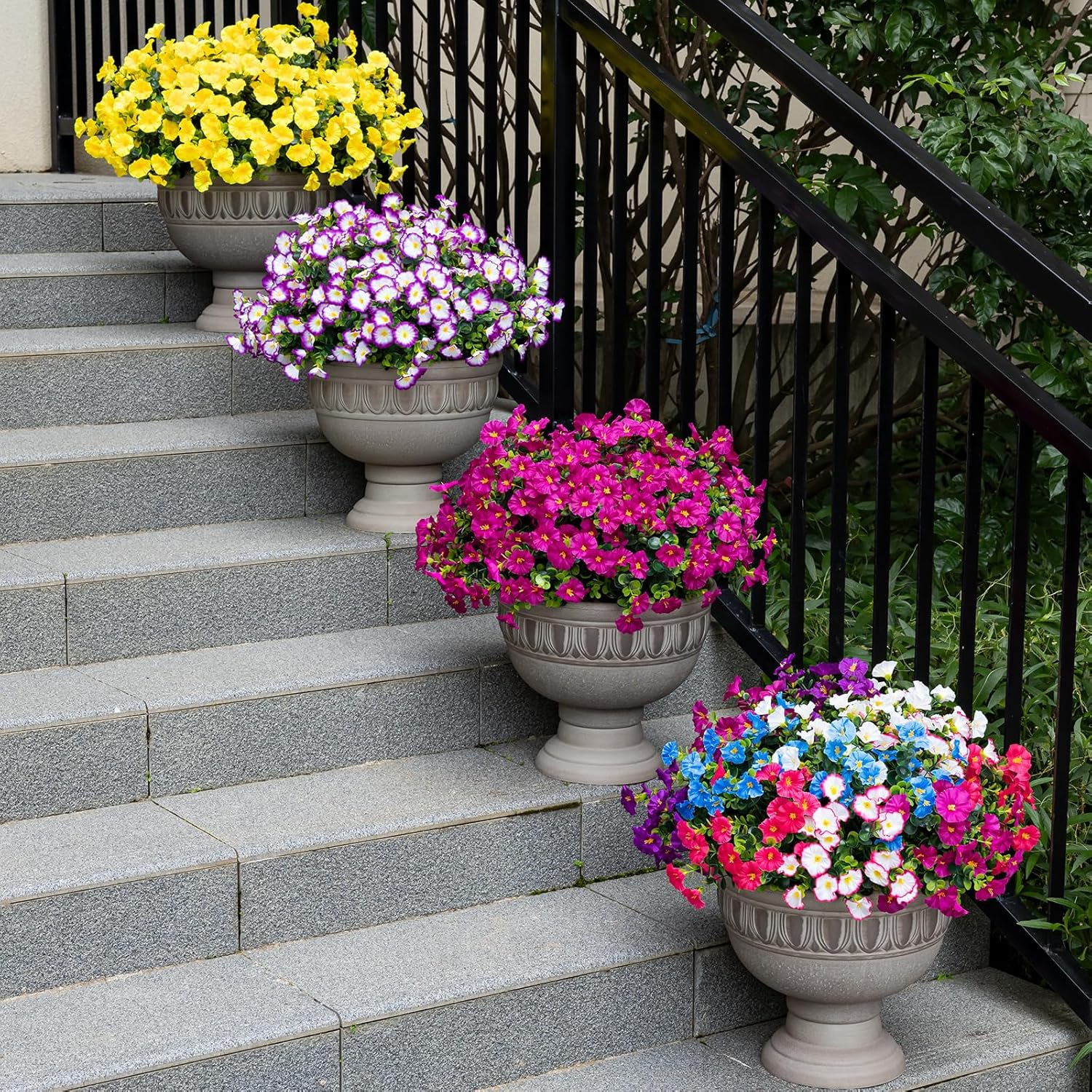 🔥Last Day Each Only $2.99🔥UV Resistant Artificial Petunias Flowers