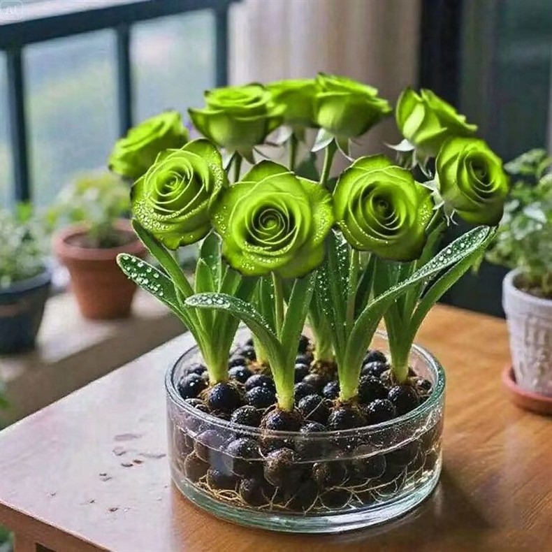 ✨ НОВО за 2026 г. 🌱 Редки семена за хидропонно отглеждане на двойноцветни рози🌹