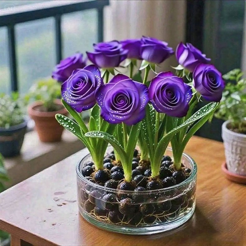 ✨ НОВО за 2026 г. 🌱 Редки семена за хидропонно отглеждане на двойноцветни рози🌹