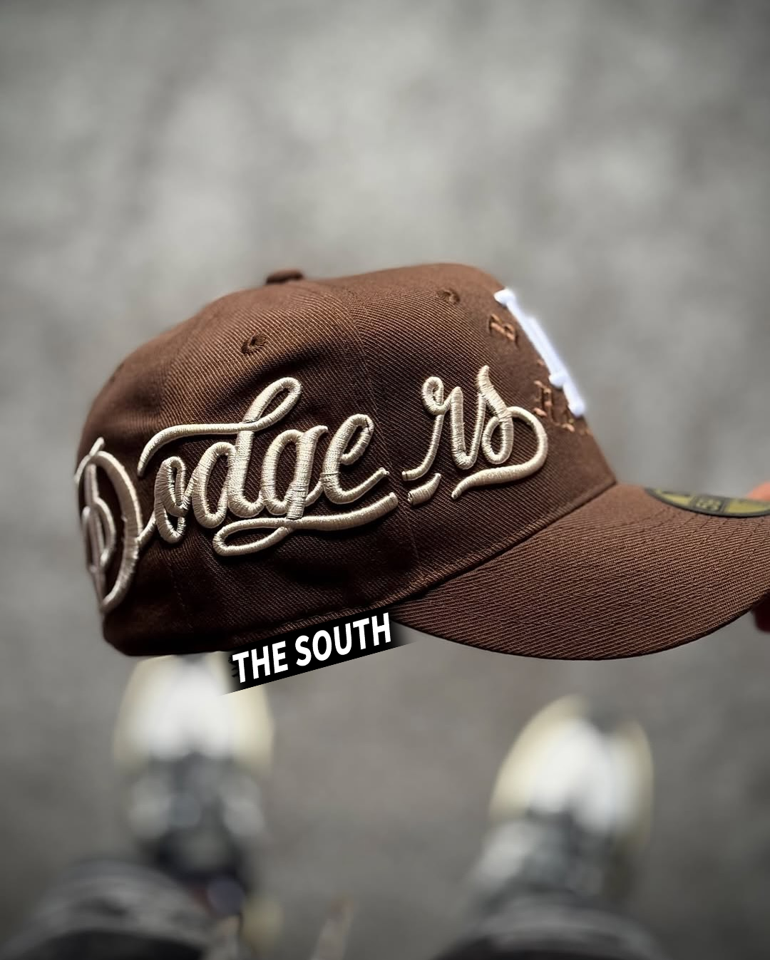 NEW ERA LOS ANGELES DODGERS  “BORN X RAISED” X “MR CARTOON” EMBROIDERED CASUAL BASEBALL CAP