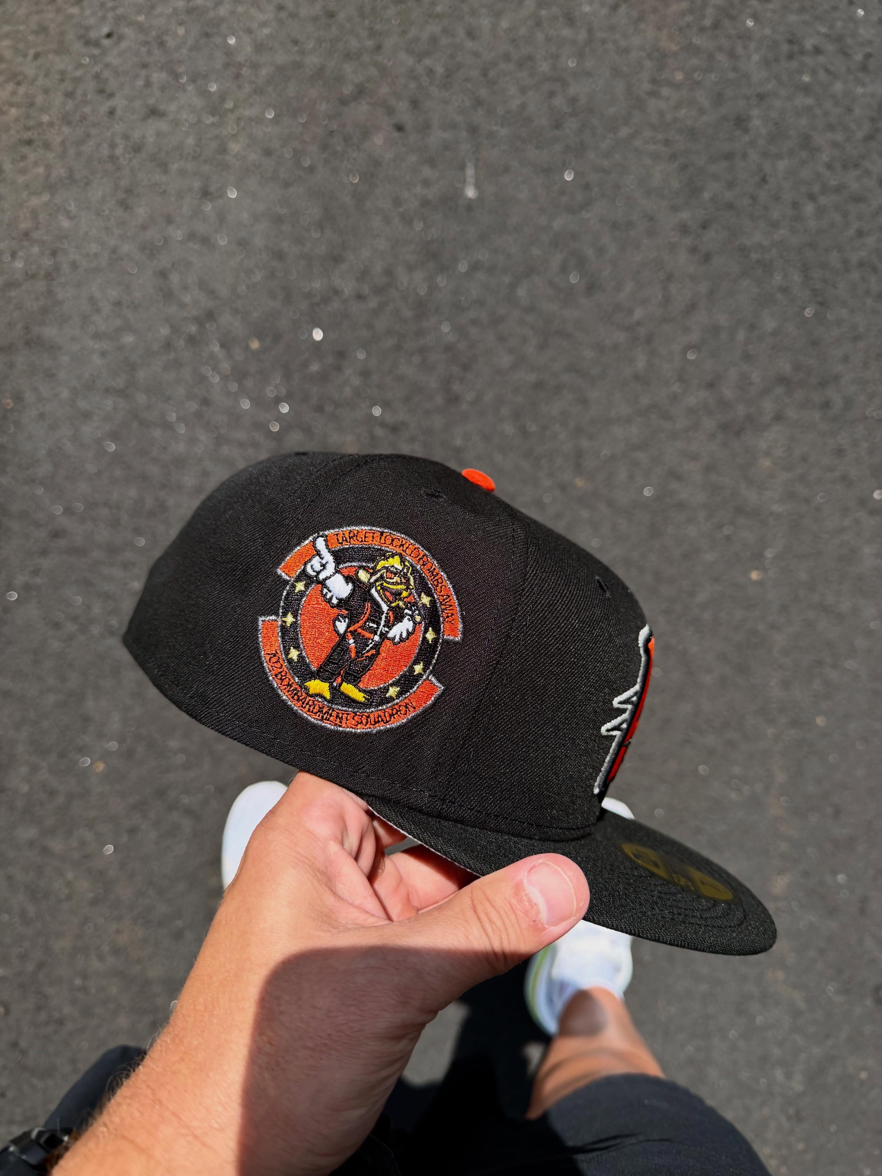 NEW ERA AUGUSTA GREENJACKETS CANNON A LOGO 59FIFTY BLACK FITTED HAT