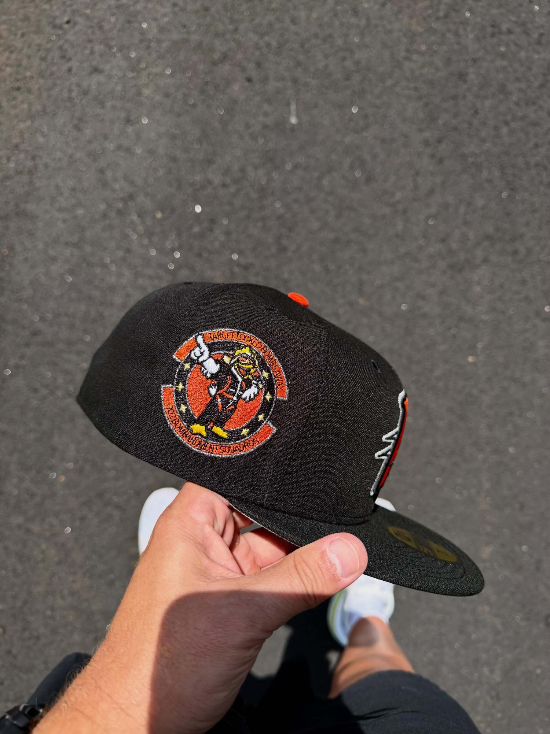 NEW ERA AUGUSTA GREENJACKETS CANNON A LOGO 59FIFTY BLACK FITTED HAT