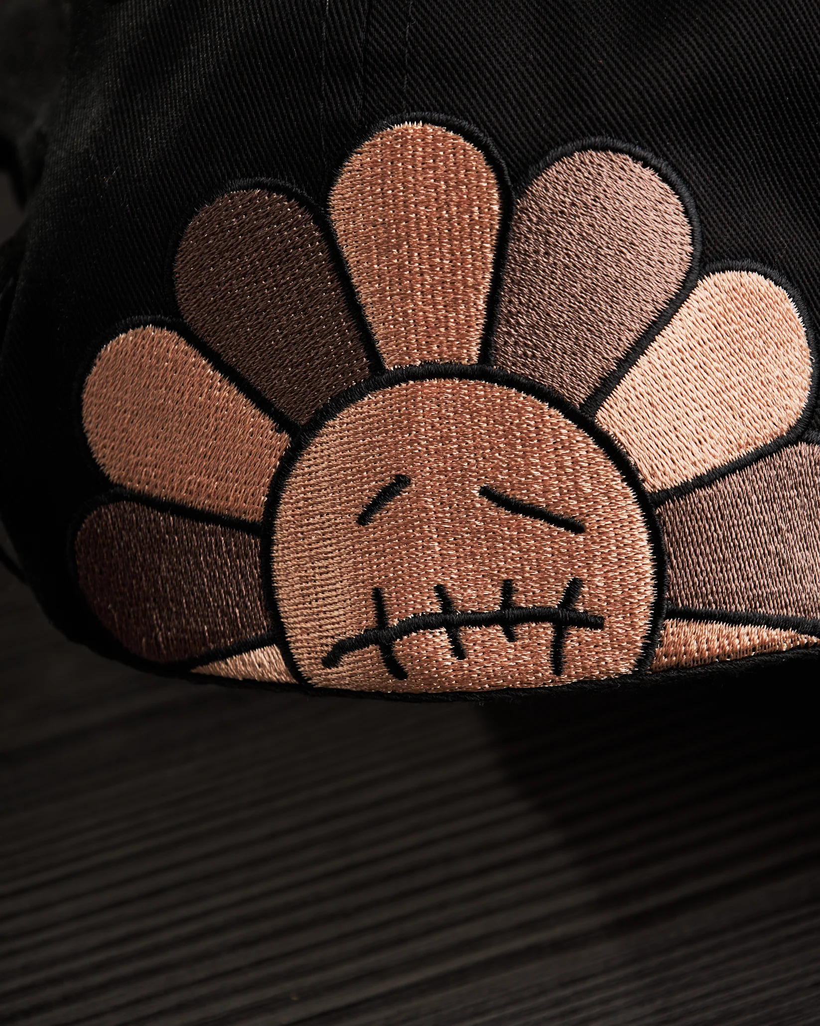 NEW ERA X DANDY HATS "Oriential Travis Flower” Black MURAKAMI  UV FITTED CAP THE SOUTH CAP-Thesouthcaps