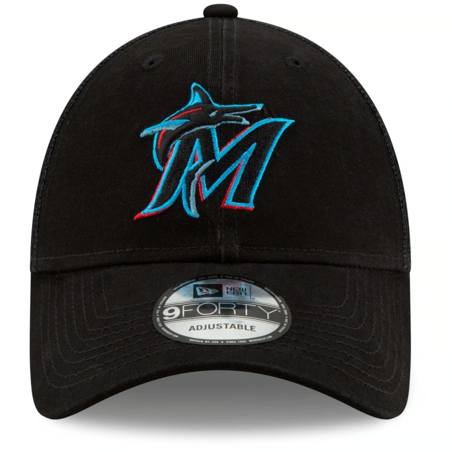 NEW ERA FLORIDA MARLINS BASIC 9FORTY TRUCKER MLB CAP THE SOUTH CAP