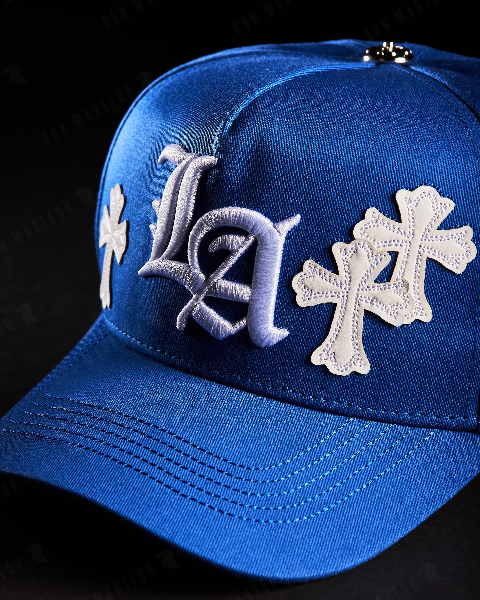 NEW ERA X DANDY HATS  “Blue Chrome LA”  UV FITTED CAP THE SOUTH CAP-Thesouthcaps