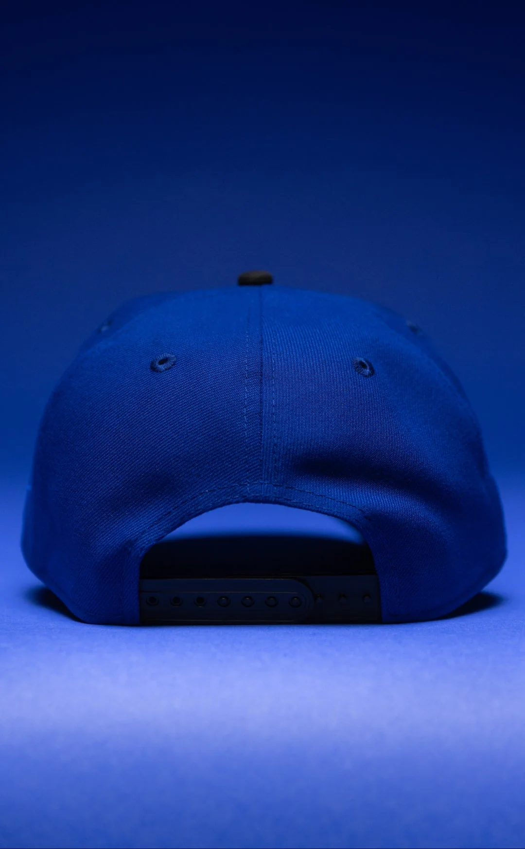 NEW ERA 9FIFTY A-FRAME BLUE/BLACK LOS ANGELES DODGERS SNAPBACK W/PALM TREES + 60TH ANNIVERSARY SIDE THE SOUTH CAP