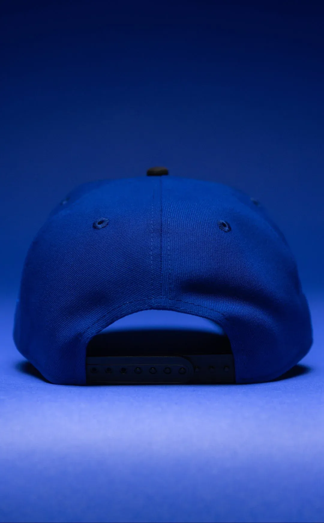NEW ERA 9FIFTY A-FRAME BLUE/BLACK LOS ANGELES DODGERS SNAPBACK W/PALM TREES + 60TH ANNIVERSARY SIDE THE SOUTH CAP
