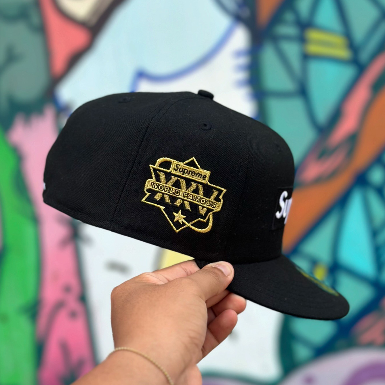 NEW ERA SUPREME BOX LOGO CHAMPIONSHIP 2025 EMBROIDERED CASUAL BASEBALL CAP-Thesouthcaps