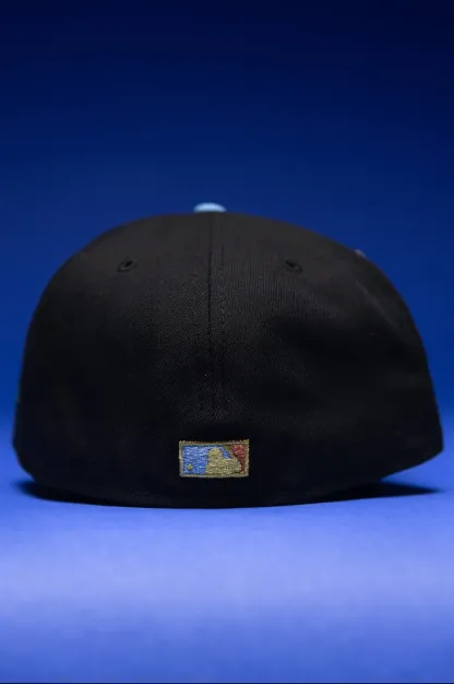 NEW ERA EXCLUSIVE 59FIFTY BLACK/FOREST GREEN ANAHEIM ANGELS W/ 2019 ALL STAR GAME SIDE PATCH THE SOUTH CAP