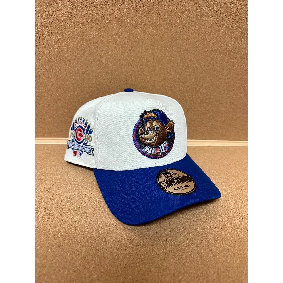 NEW ERA CHICAGO CUBS ALL STAR GAME 1990 CHROME TWO TONE EDITION 9FORTY A FRAME SNAPBACK HAT-Thesouthcaps