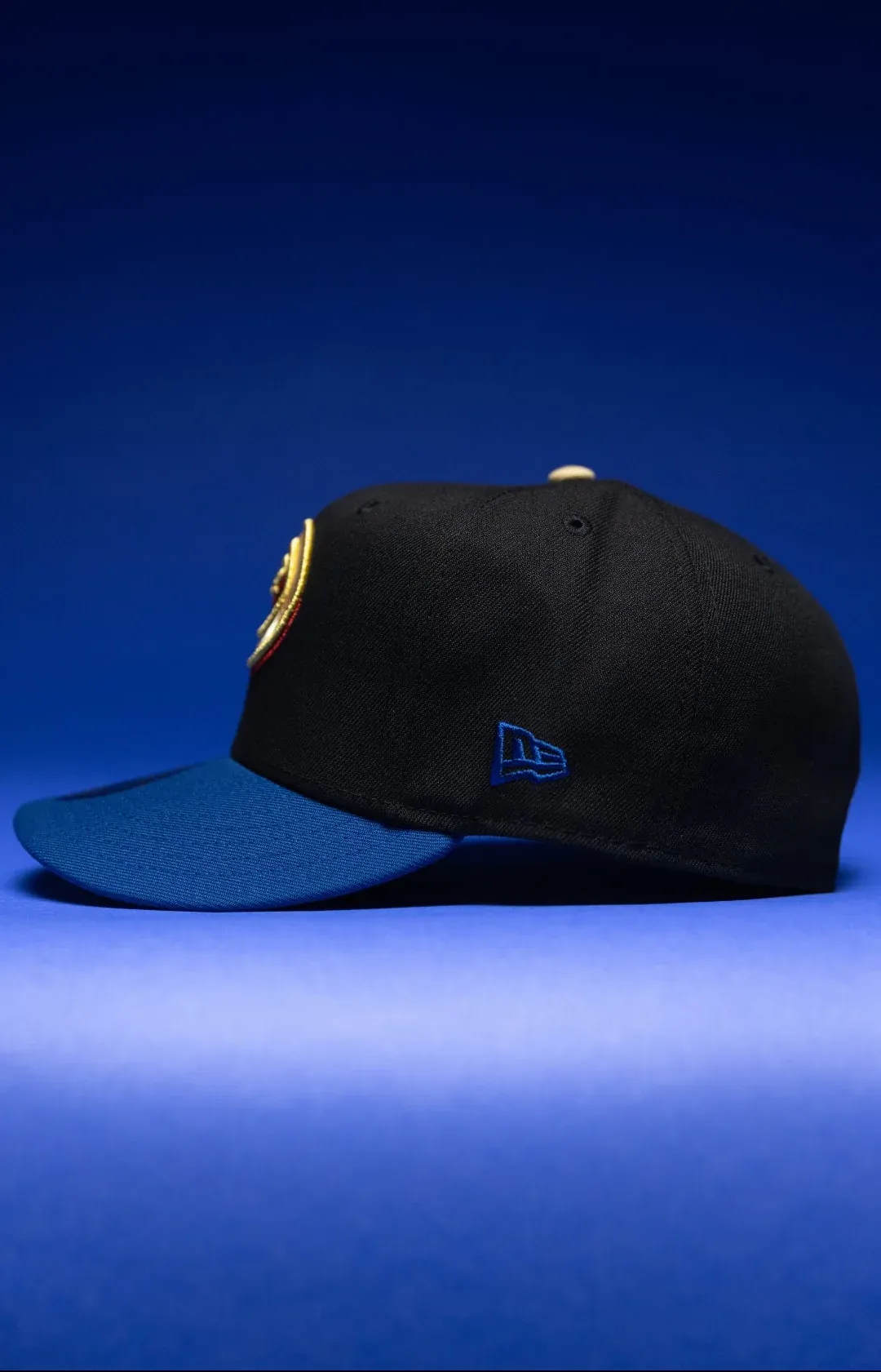 NEW ERA EXCLUSIVE 59FIFTY BLACK/NAVY ARIZONA DIAMONDBACKS W/ 1998 INAUGURAL SEASON SIDE PATCH THE SOUTH CAP