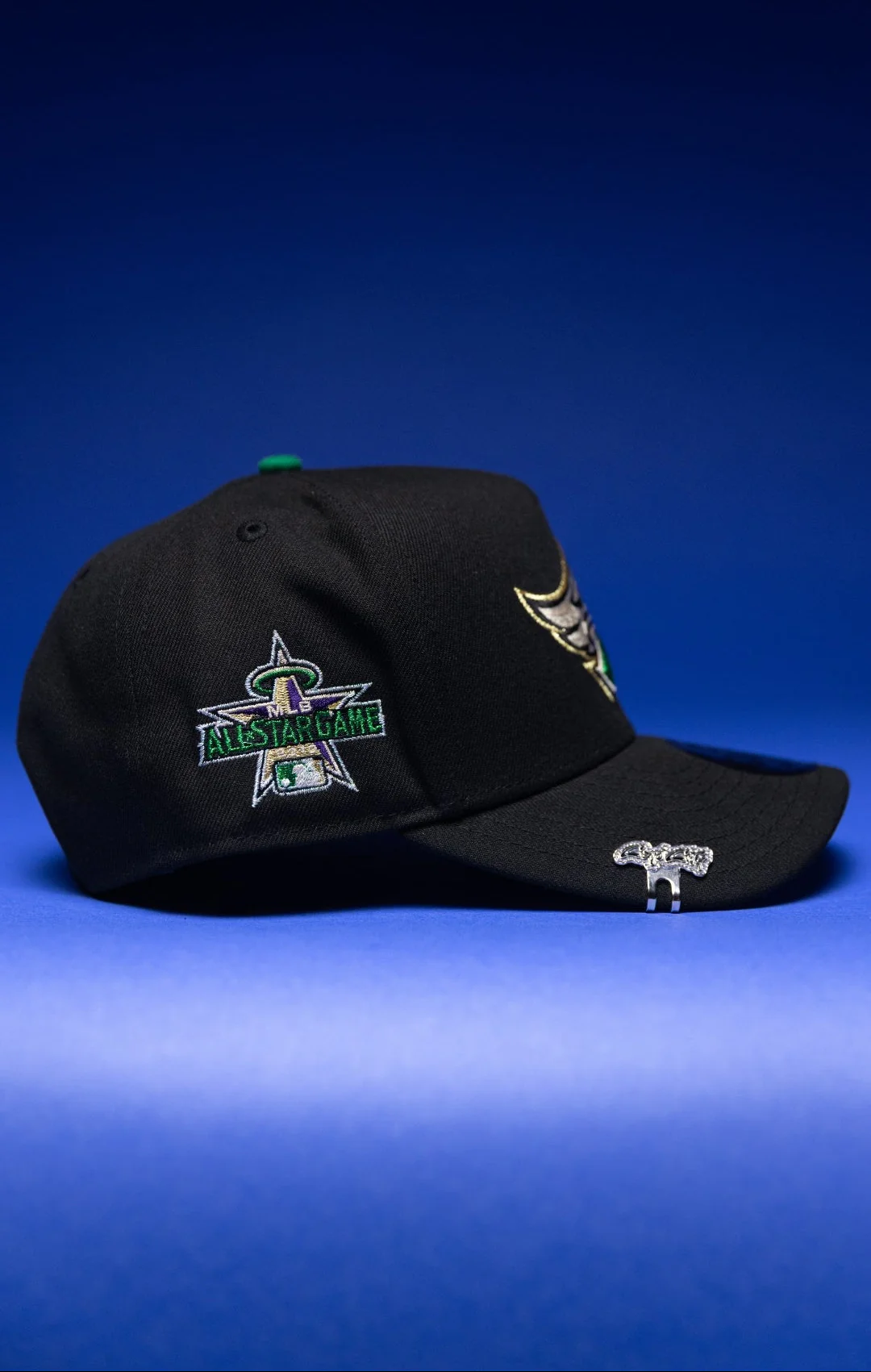 NEW ERA 9FIFTY A-FRAME BLACK ANAHEIM ANGELS SNAPBACK W/ ALL STAR GAME SIDE PATCH THE SOUTH CAP