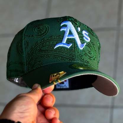 NEW ERA MLB OAKLAND ATHLETICS BORN X RAISED  EMBROIDERED CASUAL BASEBALL CAP