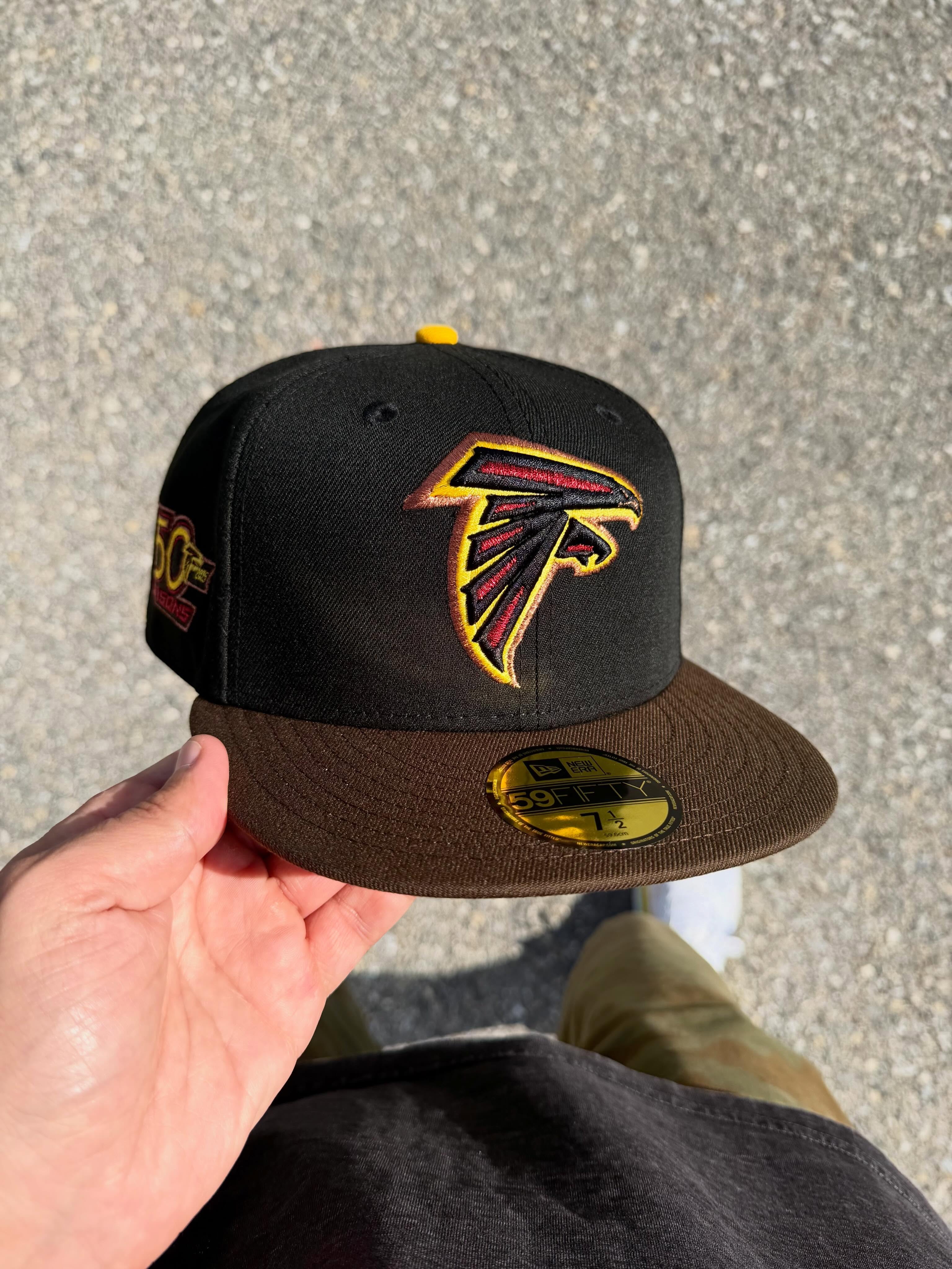 NEW ERA ATLANTA FALCONS 50TH ANNIVERSARY TWO TONE 59FIFTY FITTED HAT