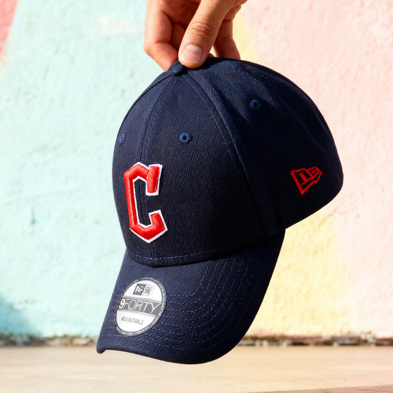 NEW ERA CLEVELAND GUARDIANS ROAD TEAM THE LEAGUE 9FORTY ADJUSTABLE HAT-Thesouthcaps