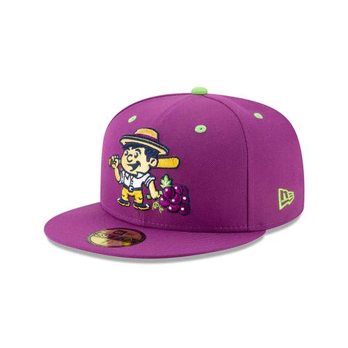 NEW ERA MEN'S PURPLE VINEROS DE TRI-CITY COPA DE LA DIVERSION 59FIFTY FITTED HAT-Thesouthcaps